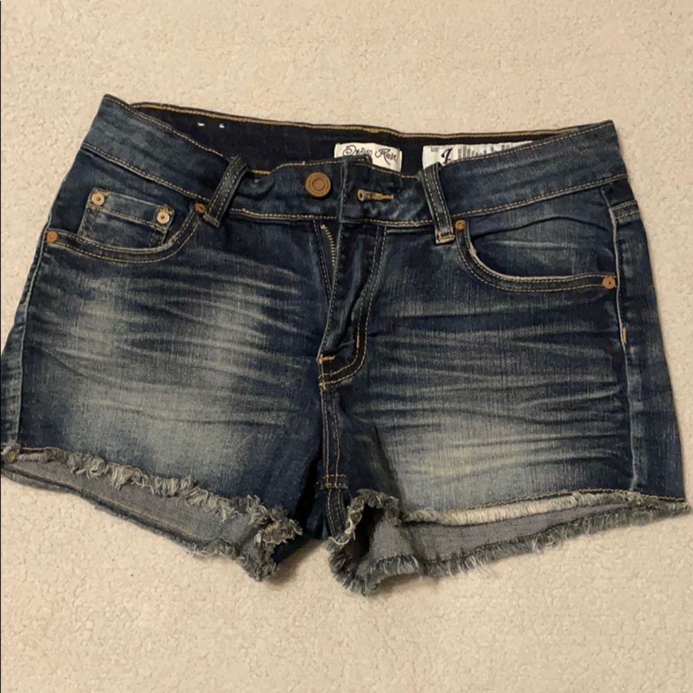 Denim shorts